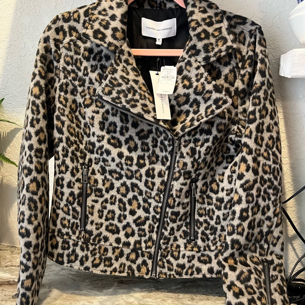 Cupcakes and Cashmere animal print jacket.  Never worn.